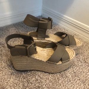 Marc Fisher espadrille wedge